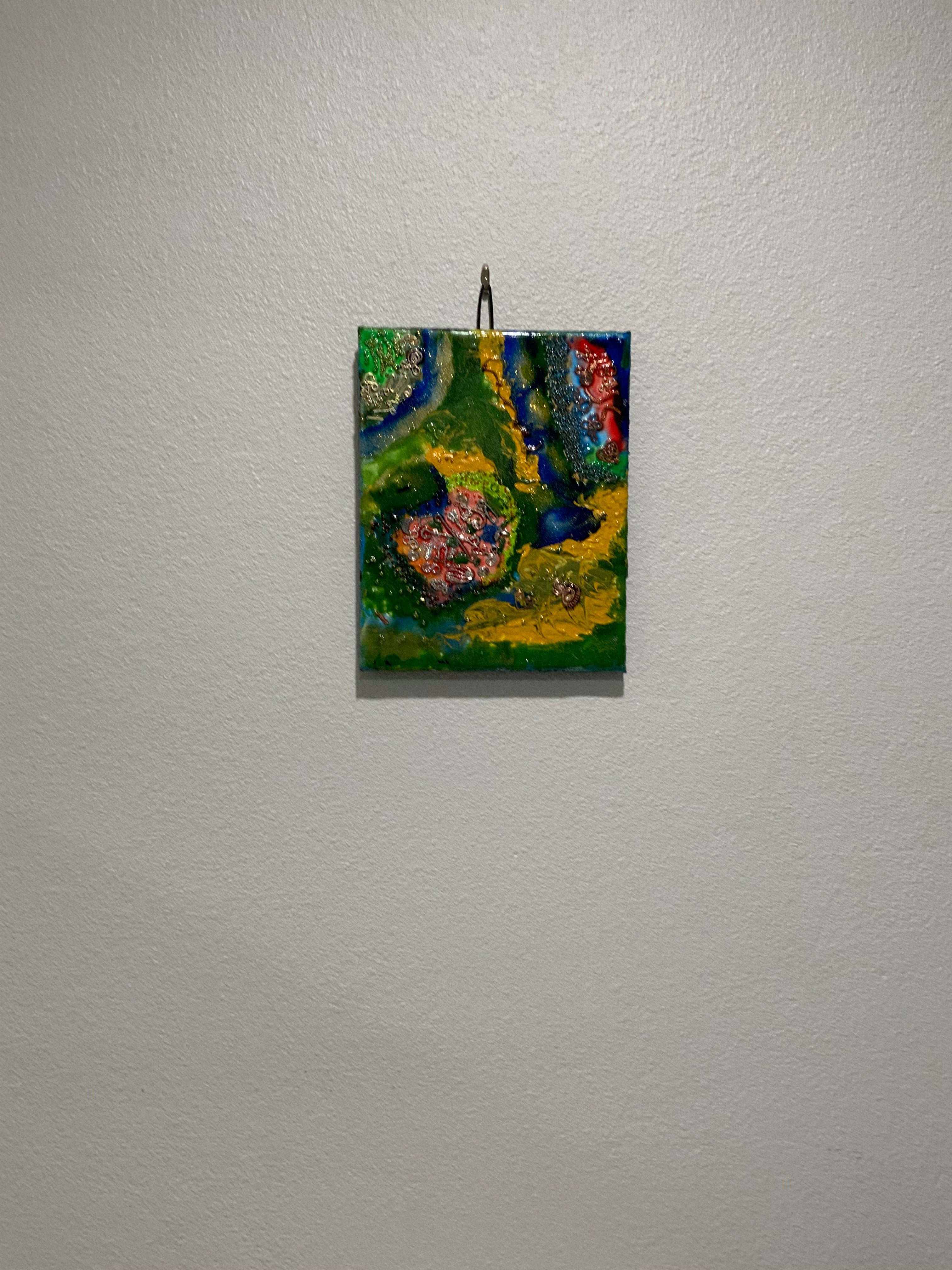 Mixed media wall art