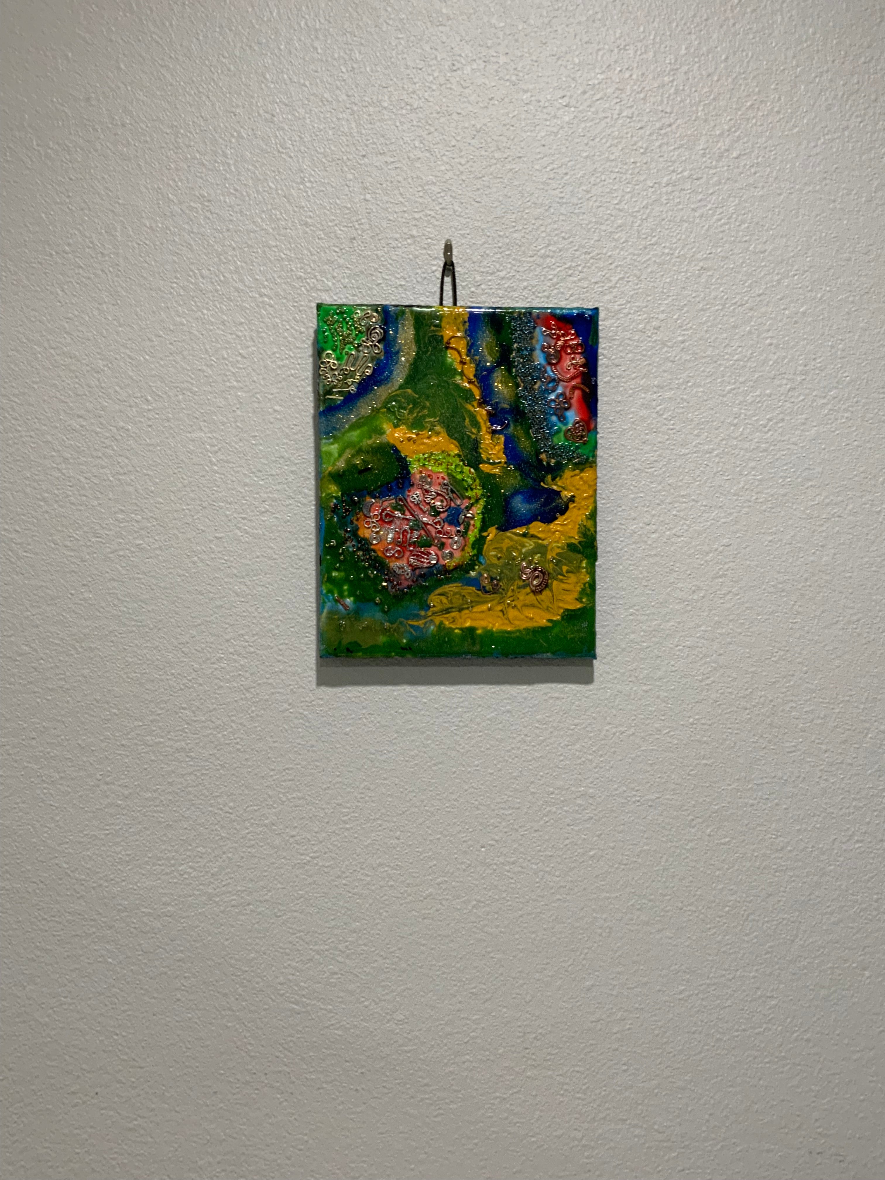 Mixed media wall art