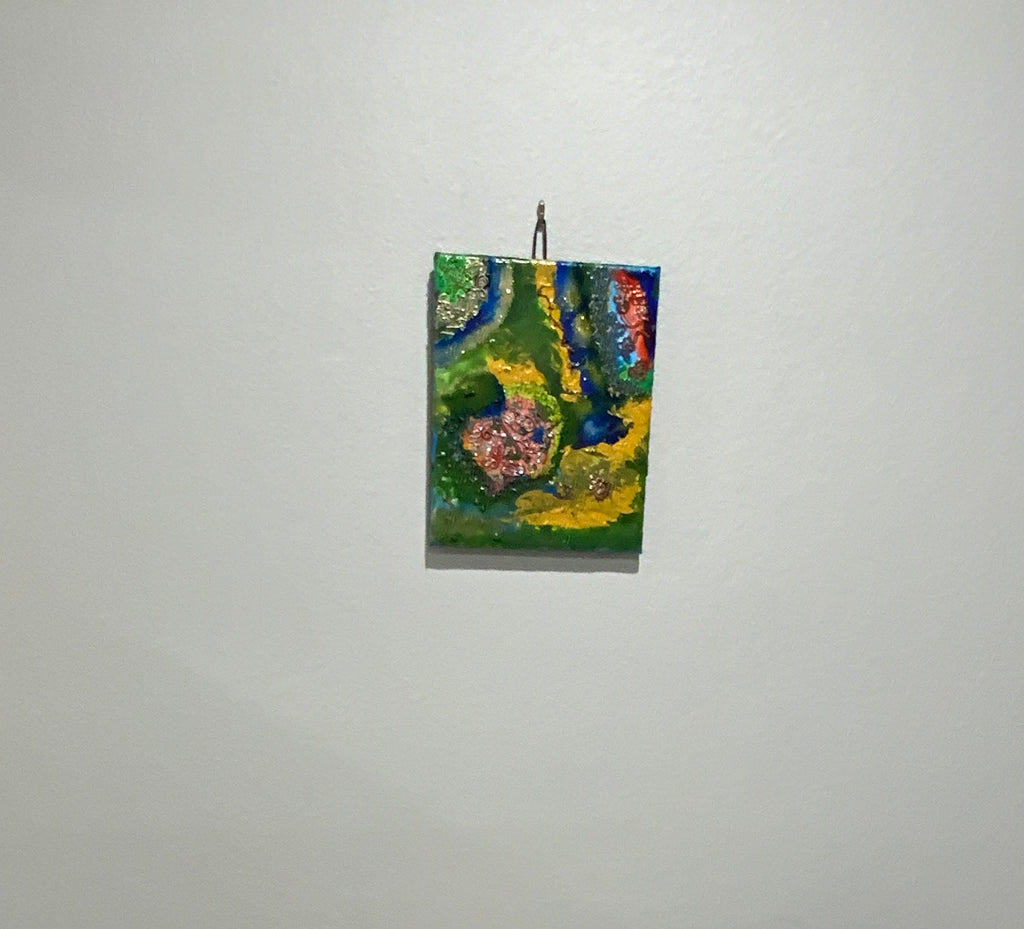 Mixed media wall art