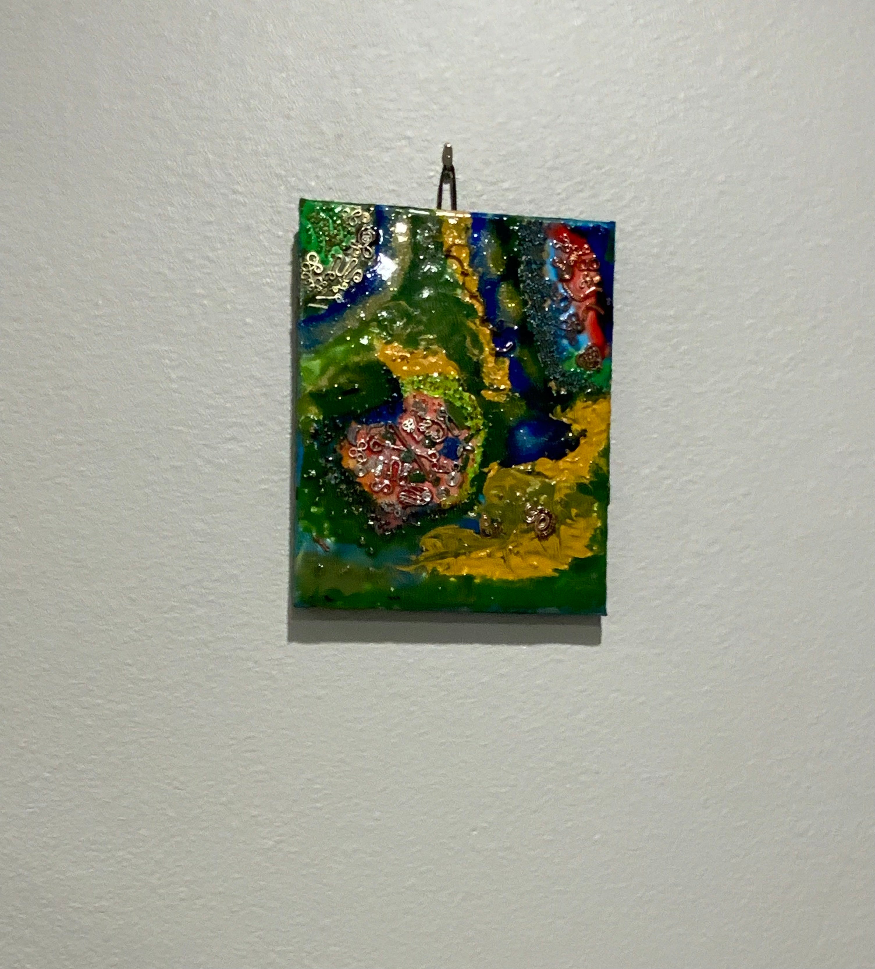 Mixed media wall art